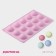 Baking uniform of the “hemispheres” shade, silicone, 29 × 17 cm, 15 cells (D = 4 cm), color mix