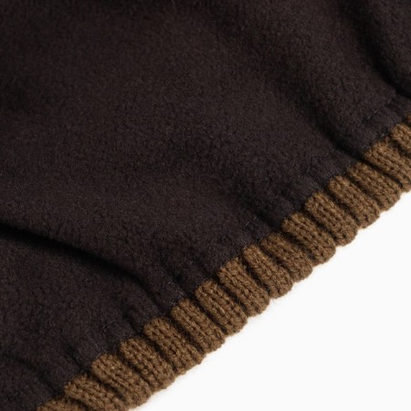 Male hat on fleece, khaki color, size 56-58-3