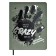 School diary for grades 1-11 Crazy Hand, hard cover with artificial leather foam, foil embossing, 48 sheets, an offset block 80g/m2, universal cheat sheet