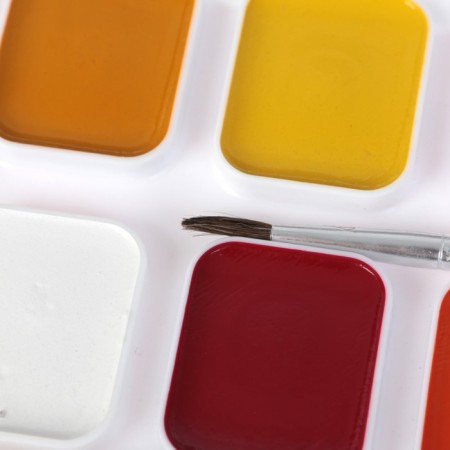 Watercolor "Ray" classics, 12 colors, with a brush-3