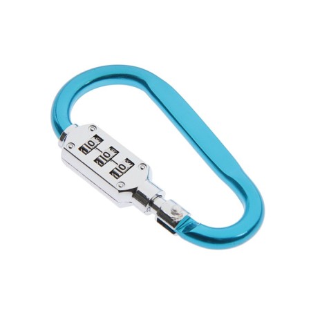 Carabiner with a code tundra with a lock, color mix