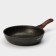 Granit Ultra Black Gold pan, 26 cm, glass cover, anti -stick coating, removable handle