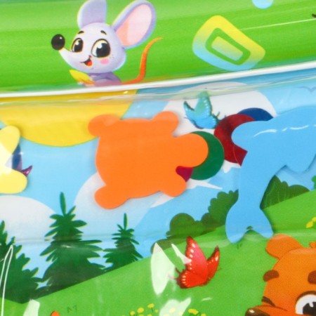 Aquacrice inflatable developing water rug "Funny animals", 80x50 cm., Baby me-2