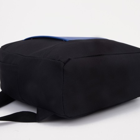 School backpack on lightning, black/blue color-5