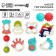 A set of rattles “grow together”, with elastic elements, 9 pcs.