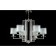 Crystal Lux, Nicolas 3400/306, E14, 6x60 W, 48.8x74x74 cm, Nickel color