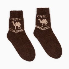 Women's socks, brown color, size 23-25