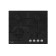 The hob Lex GVG 640-1 BL, gas, 4 burners, black