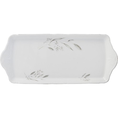 Constance tray, decor “Silver ears, platinum layout”, 39 cm