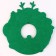 New Year's set to create a wreath of felt "New Year!", With bells
