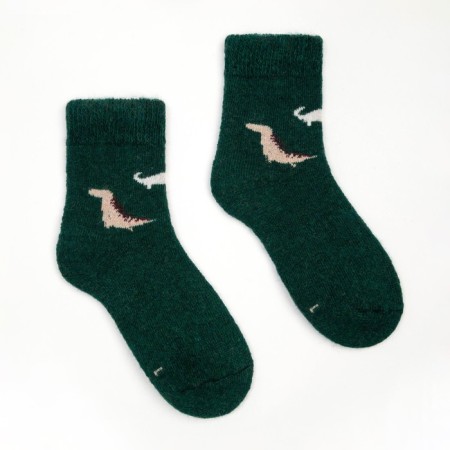Nosk children's woolen "dinosaurs", color mix, size 20-7