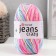 Yarn "Jeans Crazy" 55% cotton, 45% acrylic 160m/50g (7205 print)
