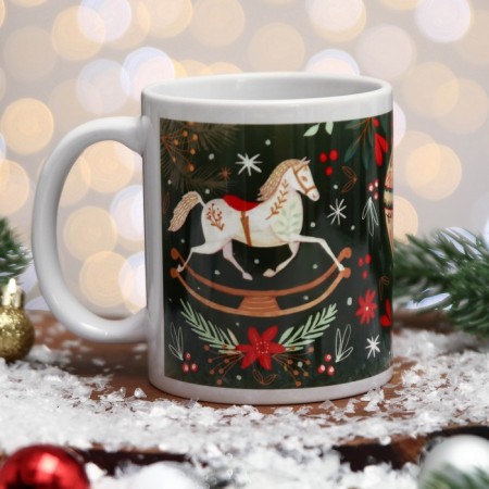 Mug "Happy New Year!" toys, 320 ml
