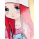 Sketchbook A5, 64 sheets on the crest "Girl in a hat", solid cover, glossy lamination, block 100 g/m2