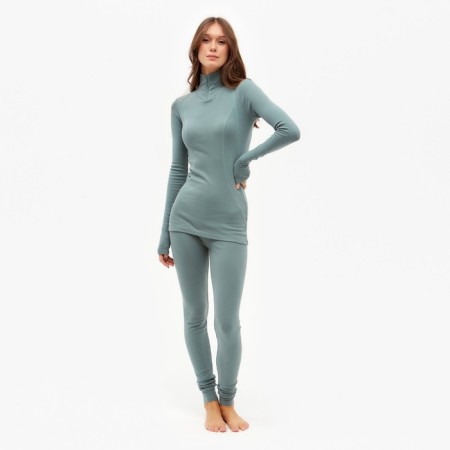 Women's thermal underwear (longshit, leggings) minku color khaki, river 42-5
