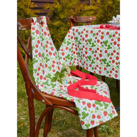 Female apron Sweetheart, size 60x80 cm, green color-2