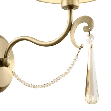Bra Freya Fr2019WL-01BS Madeline, 250x155x355 mm, E14, 1x40W, brass color-2
