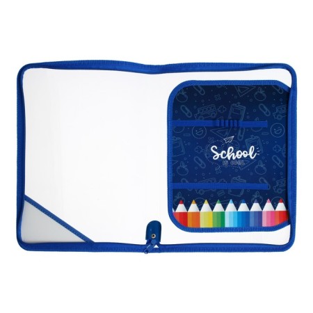Labor folder A4, 325 x 230 x 25 mm, lightning around, folding bar, plastic, PTR-1, calligrata "pencils"-3