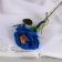 Artificial flowers "Rose Pretty" D-10 cm 55 cm, blue