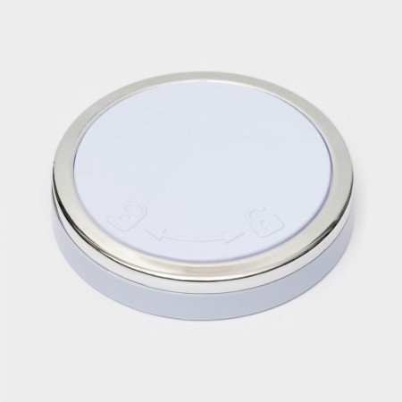 The dispenser for an antiseptic or liquid soap is mechanical, 400 ml, metal, white color-7