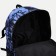 Youth backpack from textiles on lightning, 3 pockets, blue color