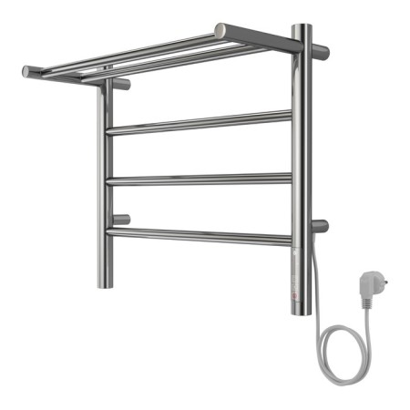 Terminus heated towel rail "Aurora" P4, 500x450 mm, right, chrome-1