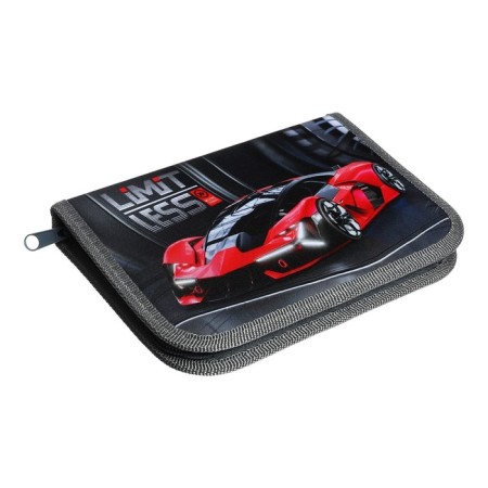 Penal 1 section, 130 x 190 x 30 mm, textile, PCT 04-20 "Red Car" 70620-2