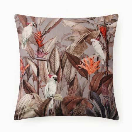 Case on the pillow Ethel "Parrots" 40x40 cm, velor, 100% p/e