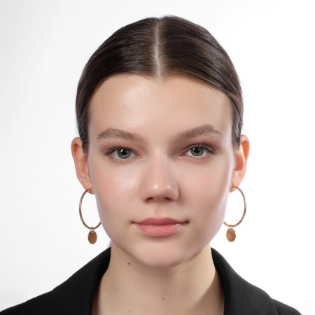 Earrings set 9 pairs "Modest" chain, color gold, d = 4-4