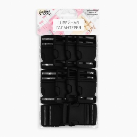 Fastx 38 mm, load up to 15 kg, 10 pcs, black color-3