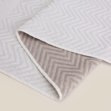 Trure -free towel SL Home: Geometry "Costa" 50x90 cm, 83% cotton, 17% flax, 500 g/m2-2