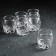 Set of glass piles for Sylvan vodka, 80 ml, 6 pcs