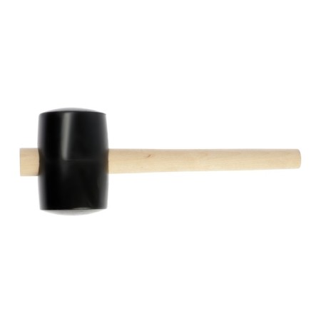 Kiyanka scrap, wooden handle, black rubber, 90 mm, 1000 g-1