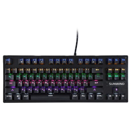 Sunwind SW-K900G Keyboard Mechanical Black USB Multimedia For Gamer Led