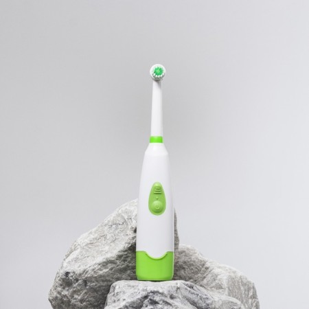 Electric toothbrush Luazon LP-001, 3 nozzles, from 2XAA (not included), mix-2