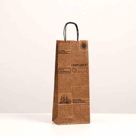 Package for the bottle "Compliment", 14 x 8 x 32 cm-2