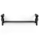 Buddy shelf, 460 × 140 × 150 mm, black color