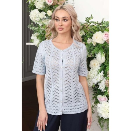 Female sweatshirt, size 48, gray color-15