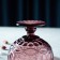 Glass Glass Magistro "La-Channel", 350 ml, 12 × 10.5 cm, pink color