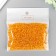 Beads for creativity plastic "Orange mother of pearl" set 20 g d = 0.4 cm