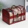 Casket Wood Equrated "Flowers and Cities" MICS chest 15x22x15.5 cm