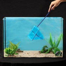 Aquarium net 15 cm, blue