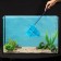 Aquarium net 15 cm, blue