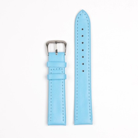Solomon watch strap, 18 mm, genuine leather, L-20 cm, blue-1