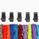 Set of paracords for weaving, paracord - 10 pcs 3 m
