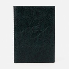 Cover for passport and auto documents, dark green color