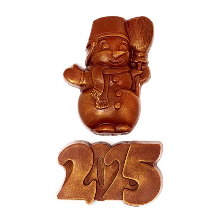 Chocolate figures "Snowman" 2025, 160 g-2