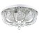 Svetogor chandelier "Moscow" 5x60W E27 LED lighting chrome 50x50cm