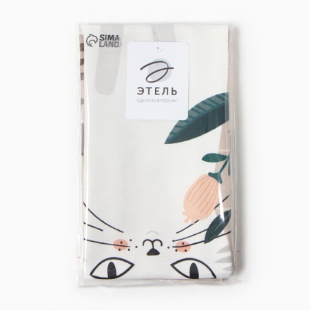 Towel Ethel "White Cat" 40x73 cm, sarzha, 100% HL, 190 g/m2-4