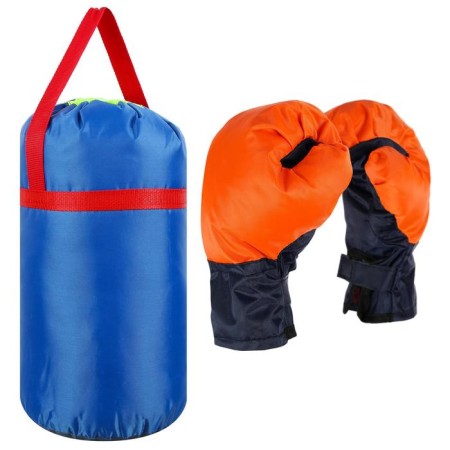 Set of Boxing children: gloves, pear, d = 20, h = 35cm, color mix-2